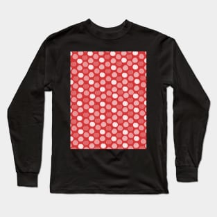 Sea urchins in red, pink and white Long Sleeve T-Shirt